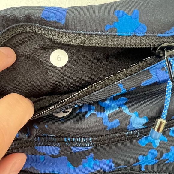 Lululemon Speed Tight IV *Full-On Luxtreme Dandy Digie Porcelaine Black (Size 6) - Picture 15 of 16